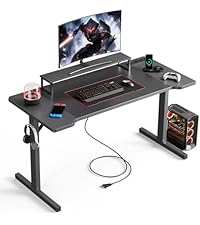 LED付きゲーミングデスク モニター台 コンセント120×60cm ブラック Amazon.co.jp: GTPLAYER ゲーミングデスク l字 コンセント/棚